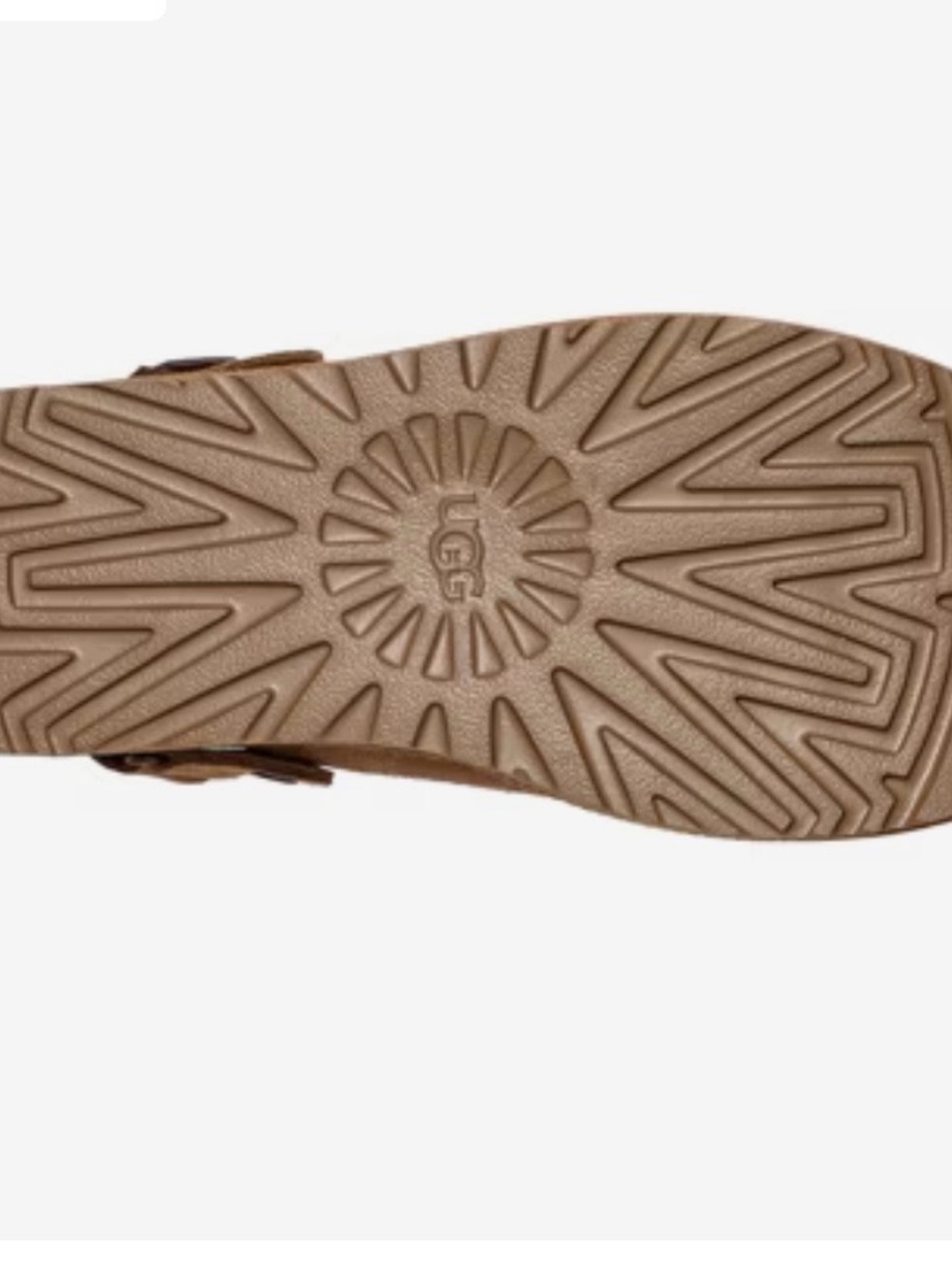 UGG Chestnut Brown Shearling-Lined Slip-On Clog Mule Never worn. - Picture 6 of 9